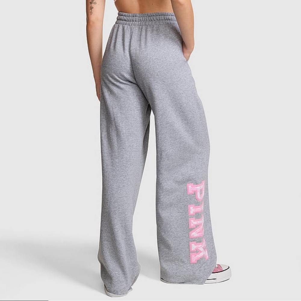 PINK x LoveShackFancy Wide leg sweatpants